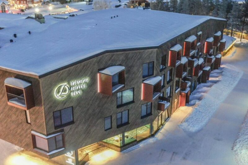 Design Hotel in Levi skidorp in Fins Lapland