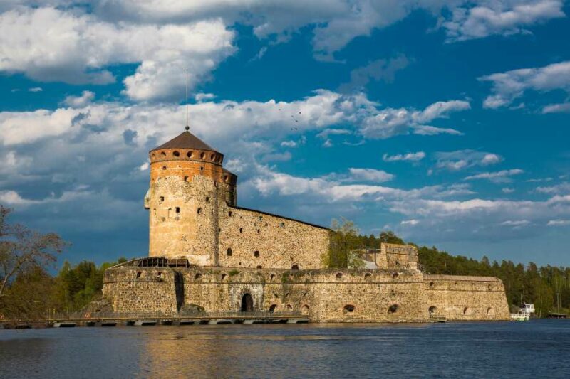 Finland-Savonlinna-Olavinlinna-Kasteel
