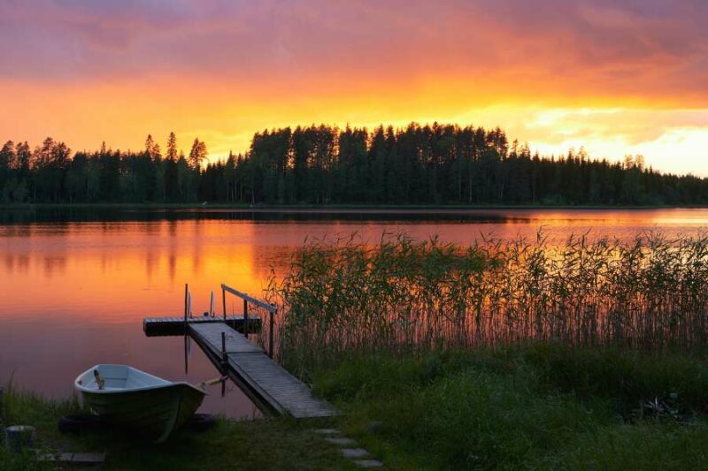 lac en Scandinavie