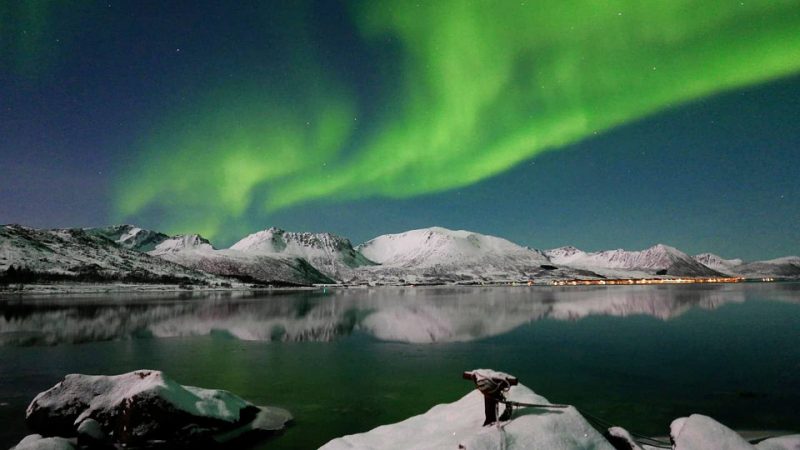 Noorderlicht in Noorwegen