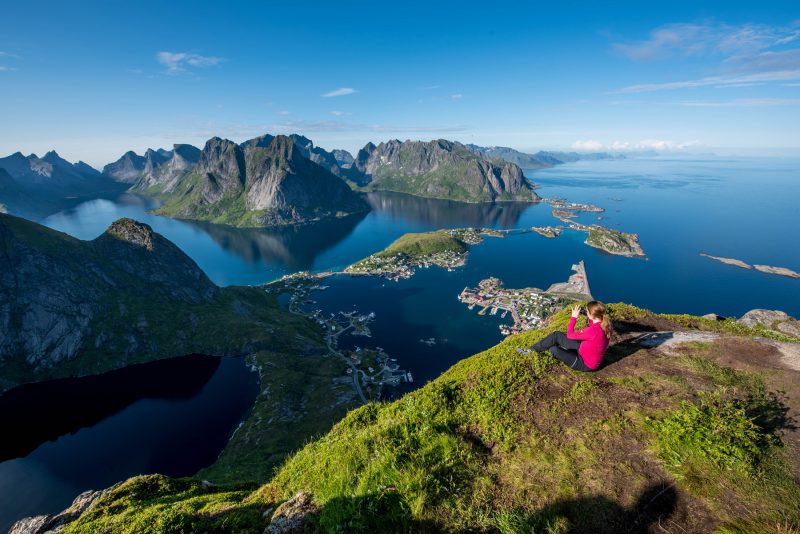 Noorwegen Lofoten uitzicht