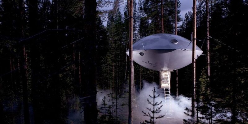 Ufo-kamer-van-het-Treehotel-in-Harads-Zweden-(c)Treehotel