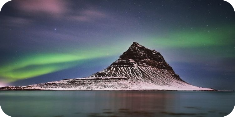 aurores boréales en islande