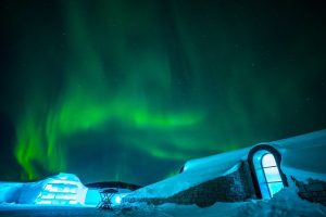 Noorderlicht aan het ICEhotel - ©Northworks Mikael Thörnqvist
