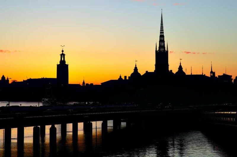 Stockholm nacht in Zweden met Nordic
