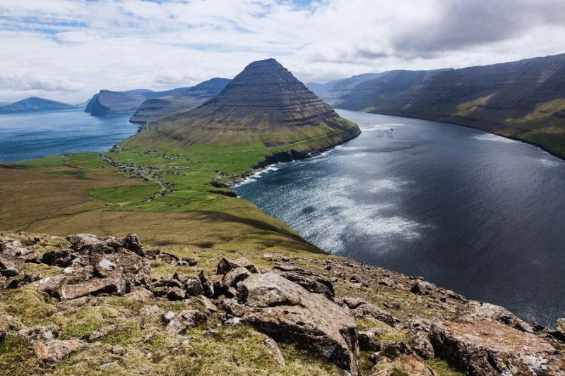 Faeröer eilanden landschap