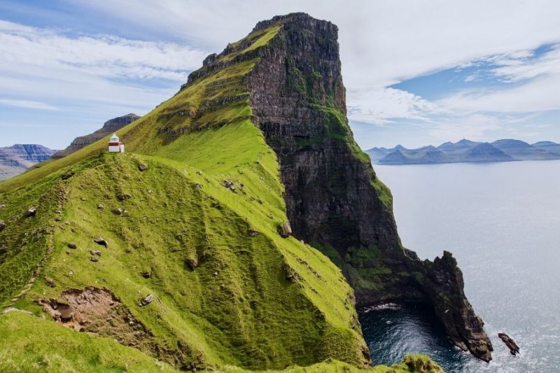 Faeröer eilanden uitzicht
