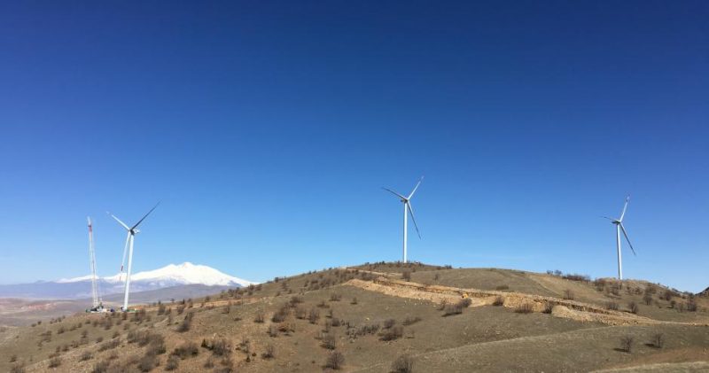 Een van onze duurzame projecten is een windmolenpark in Turkije