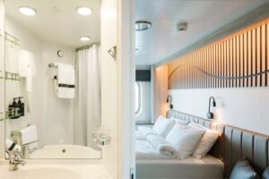 Badkamer op het MS Fram schip
