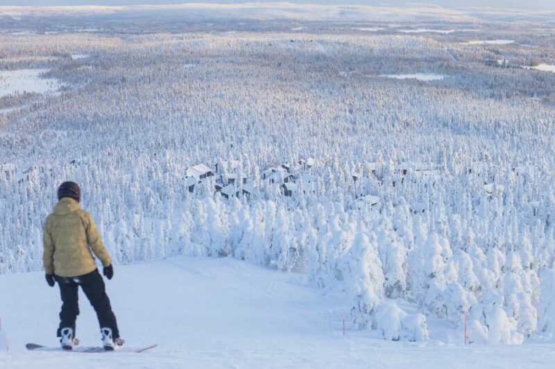 Skiën in Akaslompolo in Fins Lapland met Nordic