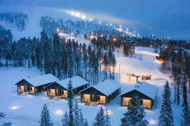 Pyha dorpje in Fins Lapland