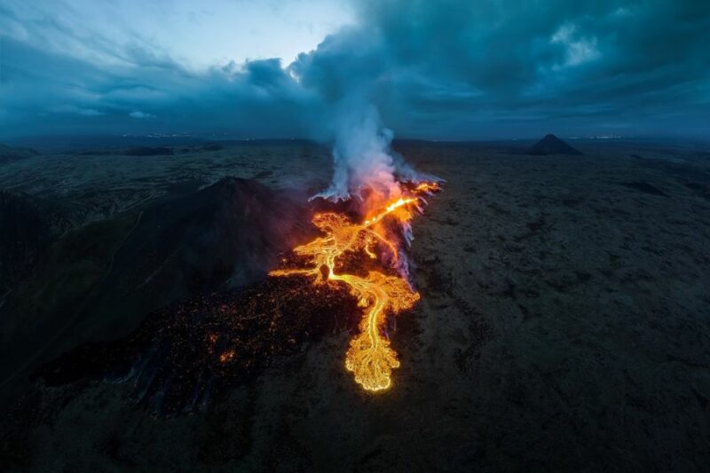 éruption volcanique Islande décembre 2023 © THRAINN KOLBEINSSON PHOTOGRAPHY