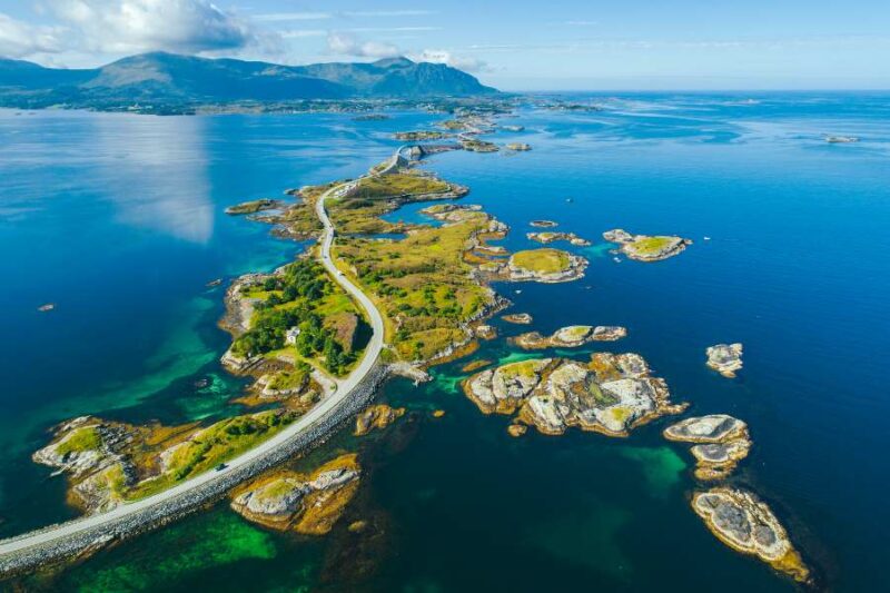 Atlantische weg in Noorwegen