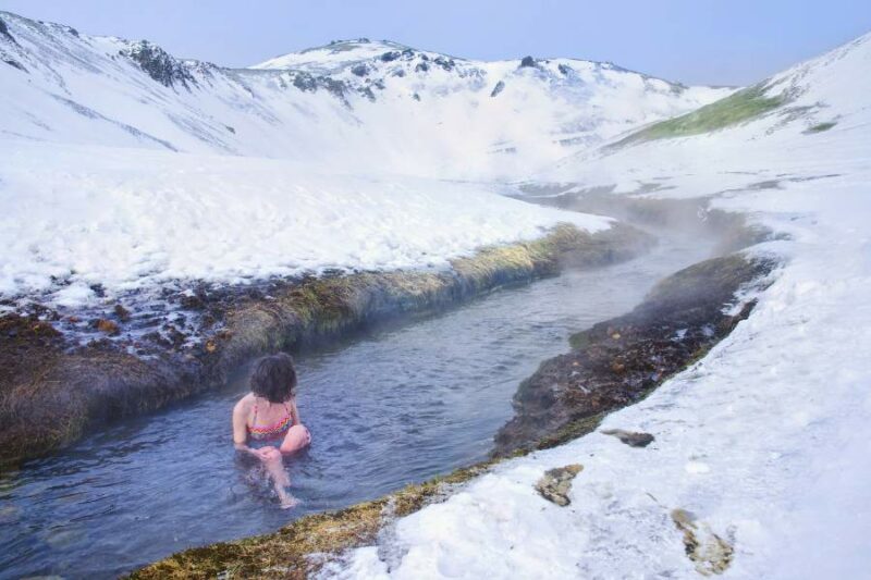 Rivière Reykjadalur en Islande