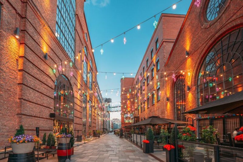 Koele zomer op het terras in Oslo