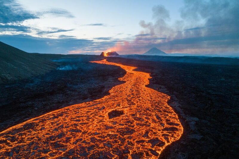 Lave en Islande