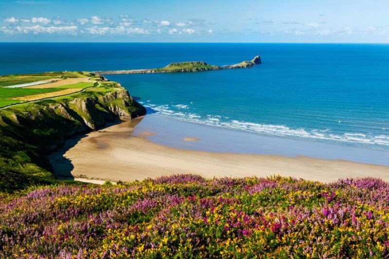 Rhossili-Bay-Worms-Head-Gower-Peninsula Wales