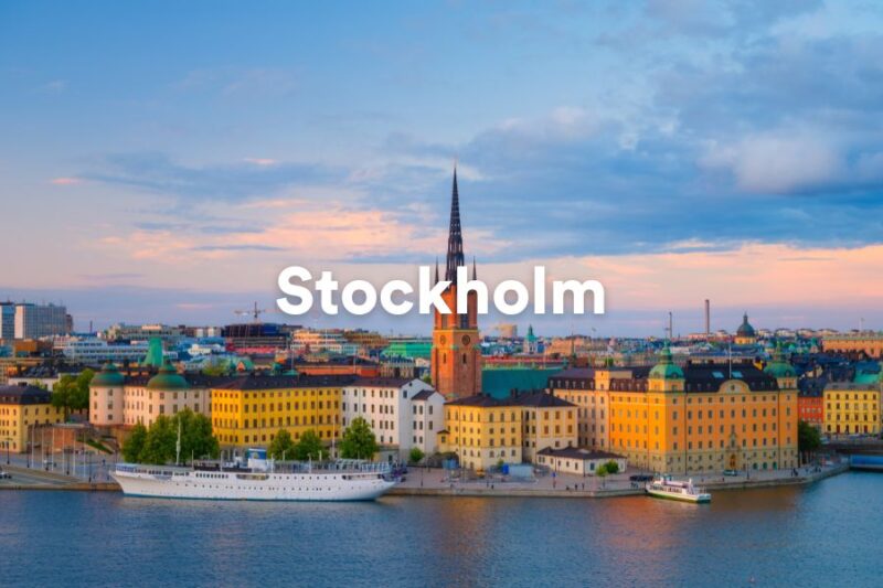 Bezoek de stad Stockholm in Zweden met Nordic en Klara