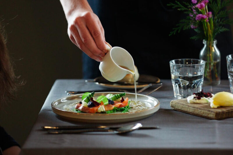 Eten bij Skalakot Restaurant in IJsland met Nordic