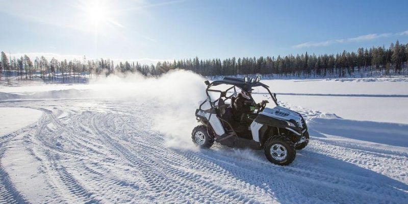 Ice buggy en Laponie avec nordic