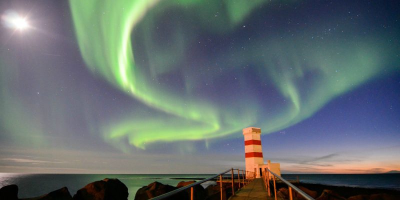 Islande aurore boréale
